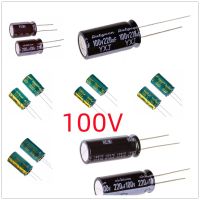 Limited Time Discounts 10/50/100Pcs/Lot 100V 470Uf DIP High Frequency Aluminum Electrolytic Capacitor