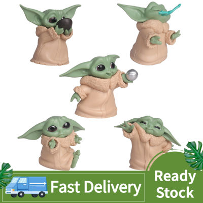 Yoda ตุ๊กตาทำมือเด็กของเล่นตุ๊กตาขยับแขนขาได้สตาร์วอร์ส5ชิ้น/ชุด