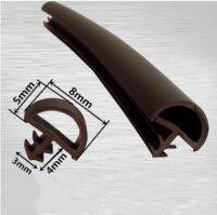 (Aixin)5M PVC ประตูไม้หน้าต่าง Sash Seal แถบกันชน Weatherstrip ฉนวนกันเสียง