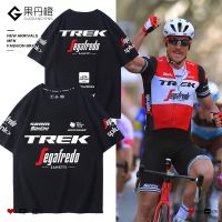 TREK Trek Tour de France cycling team summer short-sleeved mens and womens tops mountain bike cotton breathable T-shirt