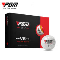 PGM Original Golf Ball สามชั้น Match Ball ของขวัญกล่องแพคเกจ Golf Ball ชุด12Pcs ชุดเกมใช้ Ball Q017