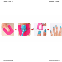 mishun318862 26PC manicure Finger Nail Art Design Tips COVER ภาษาโปลิช SHIELD Protector TOOL set