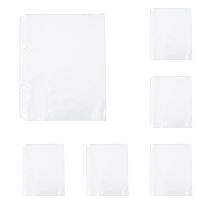 Pack of 400 A5 Clear Punched Pockets - Plastic Poly Folders