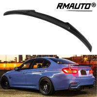 RMAUTO คาร์บอนไฟเบอร์ M สไตล์ด้านหลังสปอยเลอร์ Wing สำหรับ BMW F30 3 Series F80 M3 2013-2018ด้านหลังสปอยเลอร์ Lip Car Styling Kit