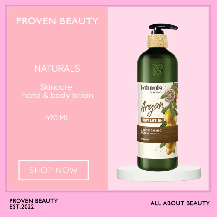 NATURALS Argan Oil Body Lotion 490ml | Lazada PH