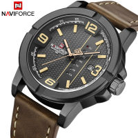 Naviforce ยอดนิยมแบรนด์หรูผู้ชายแฟชั่นควอตซ์กีฬาทหารกันน้ำผู้ชายนาฬิกากองทัพอัตโนมัติวันที่สัปดาห์ชายนาฬิกา