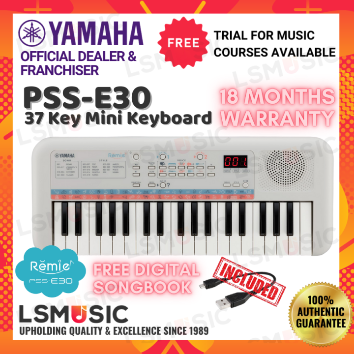 Yamaha Remie PSSE30 Mini Keyboard for Children Keyboard for Beginner