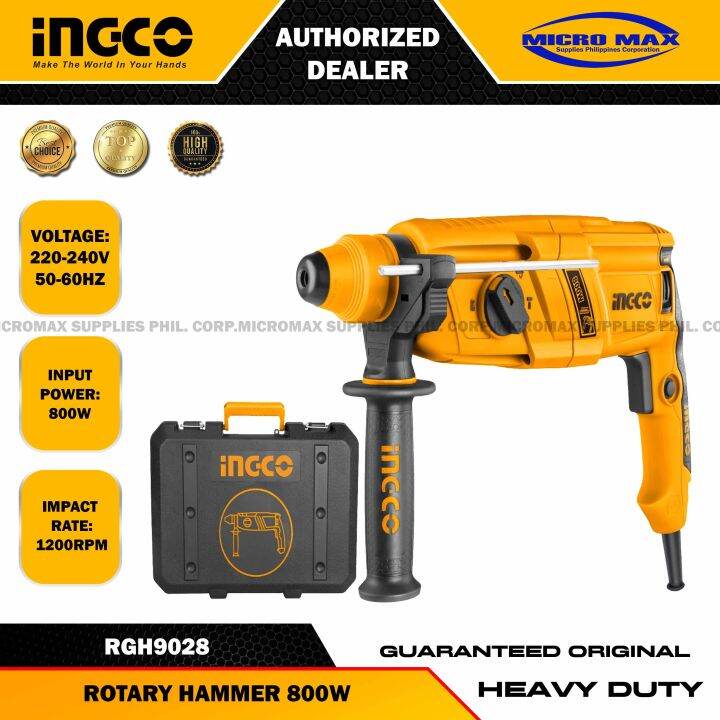 Ingco Rotary Hammer W Rgh Sds Plus Chuck System Lazada Ph