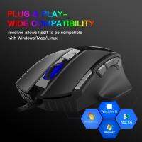 Wired Gaming Mouse 1012 Buttons 7 Gears 7200Dpi Adjustable Programmable Mouse RGB Lighting Ergonomics Optical Gamer Mice