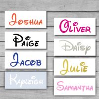 【CW】♗❉✚  Personalized Vinyl Name Stickers Custom and Minnie Labels Decals Bottle Mug Cup Phone Laptop