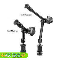 แขนจับอเนกประสงค์ Magic Arm 7" และ 11" ตัวต่อเพิ่มอุปกรณ์เสริมกล้อง สกรู 1/4 นิ้ว ใช้ได้ทั้ง กล้อง, LED, จอ Monitor, Microphone, ขา Flash และอื่นๆ