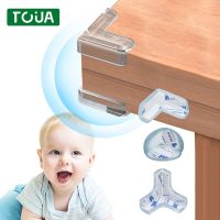 4-16Pcs Baby Safety Table Corner Protector Kids Proofing Silicone Furniture Edge Corner Guards Soft Transparent Protection Cover