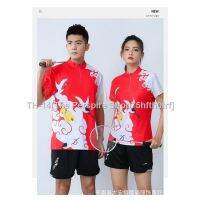 ▦✉ 2022 New Product Badminton Uniform Men/Women Short-Sleeved Short Skirt Quick-Drying Clothes Balloo