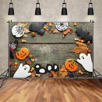 jfjg☂  MOON.QG Backdrop Decoration Background Kids Photo Booth Wood Wed Bat Props