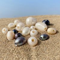 Natural Big Hole Pearl Beads 6mm 14mm Freshwater Pearls Loose Pearls Beads for Handmade Jewelry Making Necklace DIY Bracelet