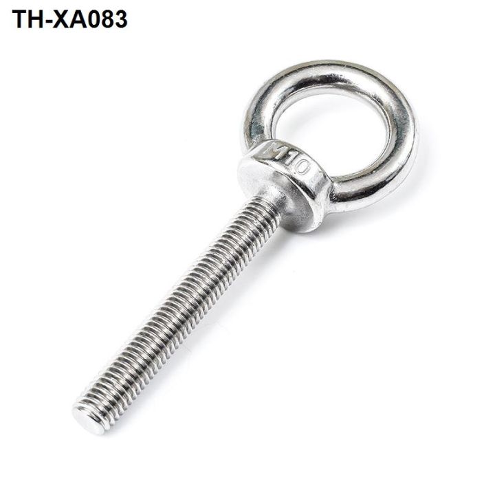 lifting-eyebolt-304-stainless-steel-welding-longer-m3m4m5m6m8m10m12-hook-screw
