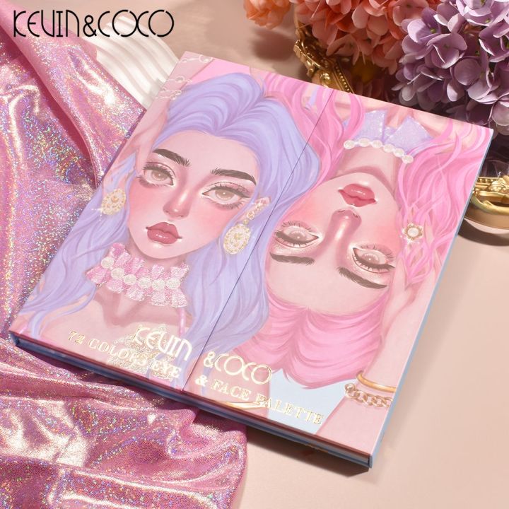 [New Arrival] Xiaohongshu Recommended KEVIN & COCO 72 Color Eyeshadow ...