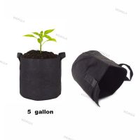 5 Gallon Plant Growing Plant Bag With Handle Vegetable Flower Fabric Seed Pot Eco-Friendly Ventilate Garden Tools WDAGTH