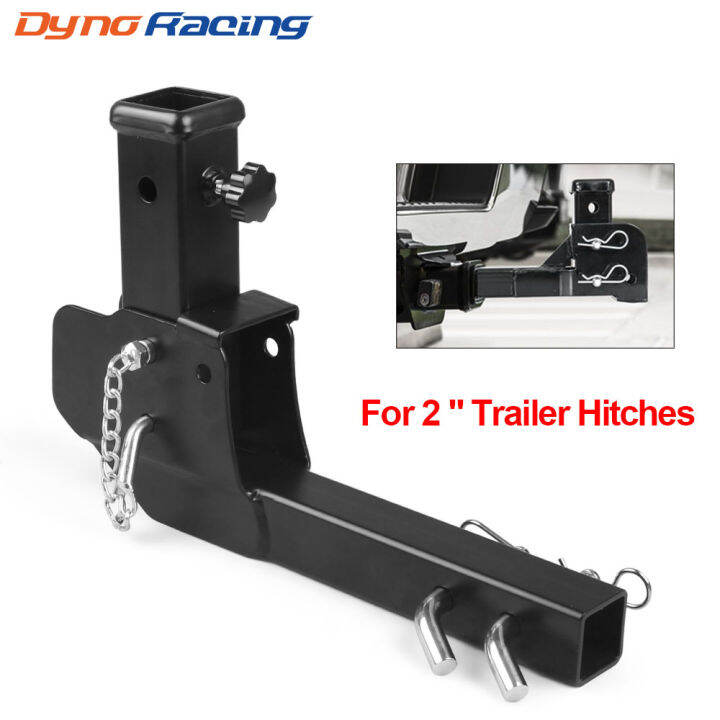 Folding 2" Trailer Hitch Mount Shank Foldable Adapter Cargo Wheelchair