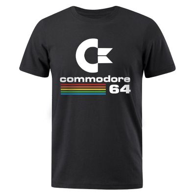 Men T-shirts 2020 Summer Commodore 64 Print T shirt C64 SID Amiga Retro Cool Design T-shirt Short Sleeve Top tee Mens Clothing