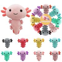 【A Great】 Kawaii Axolotl ตุ๊กตา Plushies รูปตุ๊กตา KawaiiPink Axolotl ยัดตุ๊กตาของขวัญ