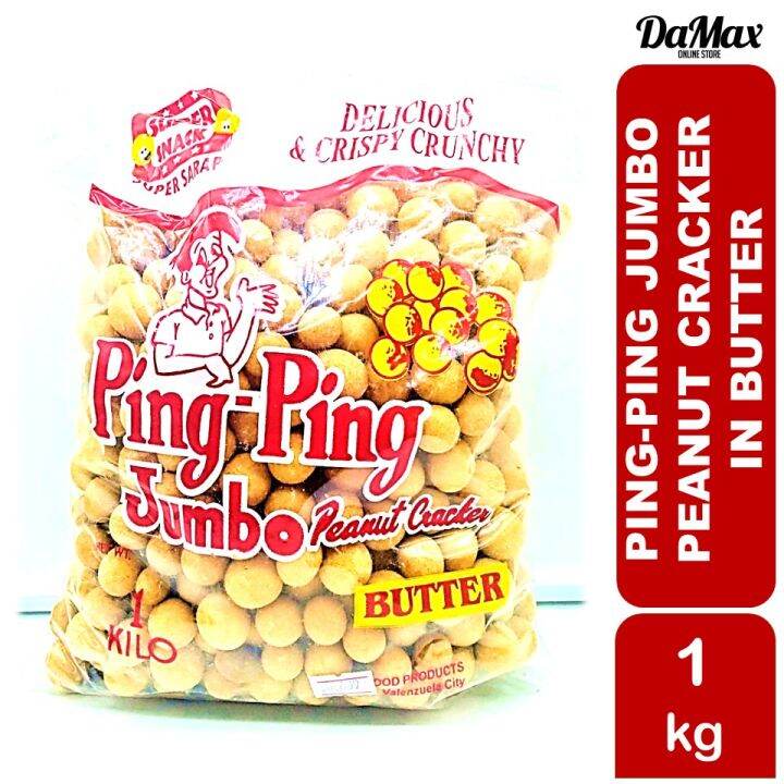 Delicious Ping-Ping Jumbo Size Butter Flavored Peanut Cracker in ...