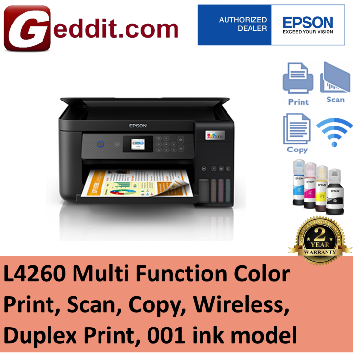 EPSON L4260 Multi Function Color Print, Scan, Copy, Wireless, Duplex
