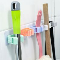 Wall Mounted Mop Organizer Holder Brush Broom Hanger Home Storage Rack Bathroom Suction Hanging Pipe Hooks Household Tools home Picture Hangers Hooks