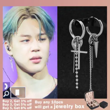 Does anyone know where Jimin got these Cross earrings?? - BTS IS A FAMILY -  Quora