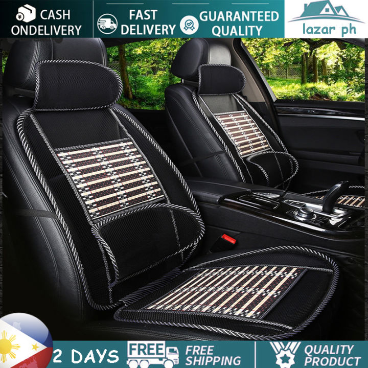 Universal Car Back Support Chair Massage Lumbar Support Waist Cushion Ice  Silk Mesh Ventilate Cushion Pad