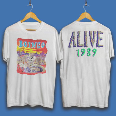 NEW 80s Oingo Boingo T-Shirt Alive Concert Tour T SHIRT