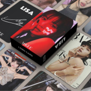 Thẻ Lomo card BlackPink bo góc LISA Tạp chí VOGUE KOREA Album Thần Tượng