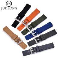 Suitable For High Quality 20mm 22mm Nylon Canvas Wrist Band Men Women Universal Watch Strap