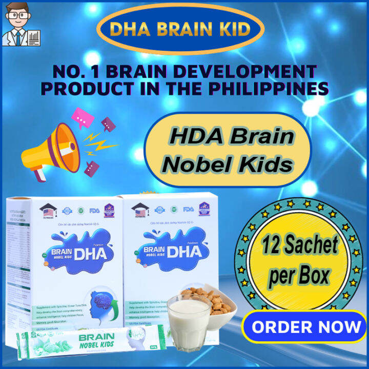 PureElegance Authentic DHA BRAIN KID 12sachets Helps Children Focus