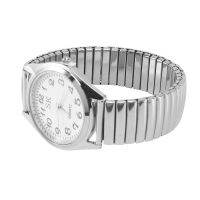 3X Big Numbers Stretchy Steel Men Lady Sports Wrist Watch 1.4 Inch