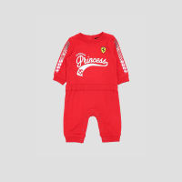 FERRARI เฟอร์รารี่ จั้มสูท รุ่น INFANT GIRL PADDOCK PRINCESS OVERALL RED