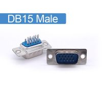 ขั้วต่อชนิดลวดเชื่อม Db15 15หลุมพิน3แถวตัวรับ Vga ตัวผู้ช่องเสียบปลั๊กตัวเมียขั้วต่อเชื่อมขั้วต่อแบบอนุกรม