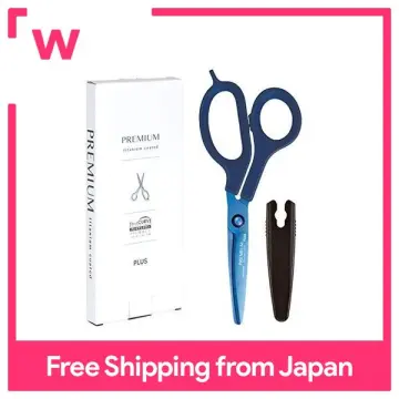 Plus Pen Style Compact Twiggy Scissors with Cover 2-Pack Charcoal