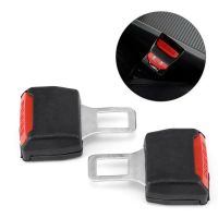 【CW】 2 Pieces Car Clip Extender Safety Seatbelt Lock Buckle Plug Thick Insert Socket for