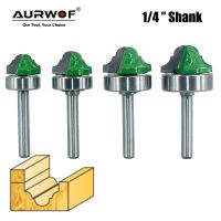 1pc 6.35mm Shank Double Roman Ogee Edging Router Bit Bearing เครื่องตัดมิลลิ่งมีดสายไม้สําหรับ Wood Hobbing MC01180