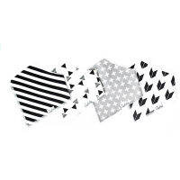 4Pcs Kids Baby Bibs For Boy&amp;Girl Burp Cloths Waterproof Dribble Bibs Bandanas