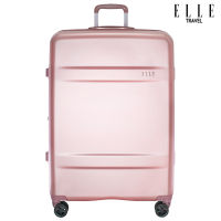 ELLE Travel Chic Collection กระเป๋าเดินทางขนาดใหญ่28"นิ้้ว 100% โพลีคาร์บอเนต(PC) คันชักอะลูมิเนียมล้อหมุน360องศา เพิ่มซิปขยาย ระบบซิปคู่ความปลอดภัยสูง