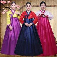 Joso แบบดั้งเดิมเกาหลีเสื้อผ้า Hanbok ชุดผู้หญิงโบราณ Palace Robe V คอแห่งชาติ Kimono Yukata Asien สไตล์