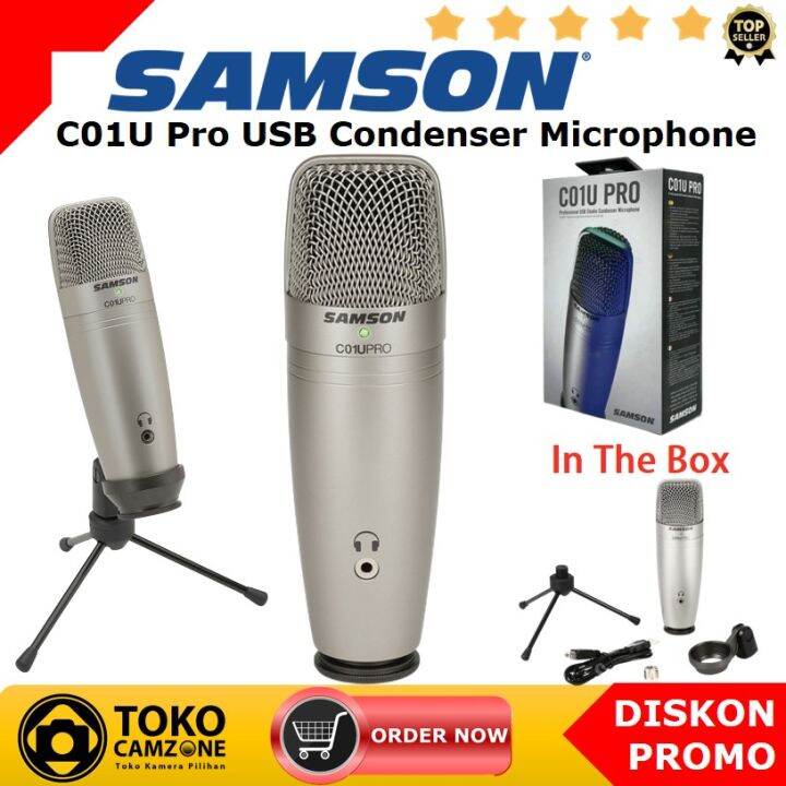 Samson C01U Pro USB Studio Condenser Microphone | Lazada Indonesia
