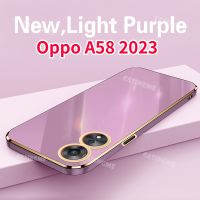 Oppo A58 2023เคสสุดหรูสำหรับ OPPO A58 4G 58 58A OppoA58 A78 2023 4G 5G เคสนิ่มใส่โทรศัพท์ฝาหลังโทรศัพท์ซิลิโคนกันกระแทก