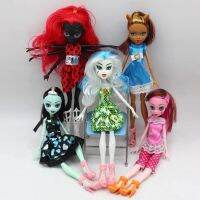 (Popular toys) ที่มีคุณภาพสูง FashionMonster ตุ๊กตาสีดำแมงมุมสาว ToyGift ร่างกายที่สามารถเคลื่อนย้าย