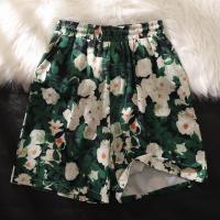 Plus-size 300 jins can wear pyjama trousers fat mm salt and cool summer wind Daisy painting lovers shorts household pants to wear