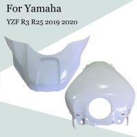 For Yamaha YZF R3 R25 2019 2020 Motorcycle Accessories Unpainted Fuel Tank ABS Injection Fairing 19 20