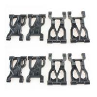 8Pcs Front and Rear Suspension Arm Set for Wltoys 104072 1/10 RC Car Spare Parts Accessories