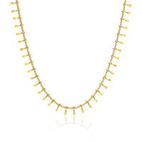 ZORCVENS New Fashion Gold Color 316L Stainless Steel Fringe Necklaces For Women Chokers 2023 Trend Fashion Party Gift Jewelry